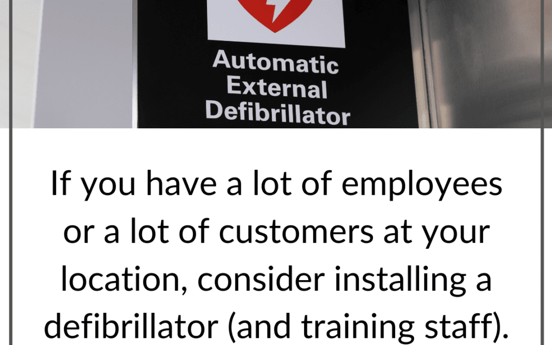 Install a Defibrillator at Work