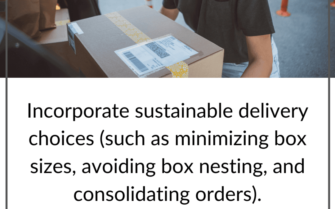 Sustainable Delivery