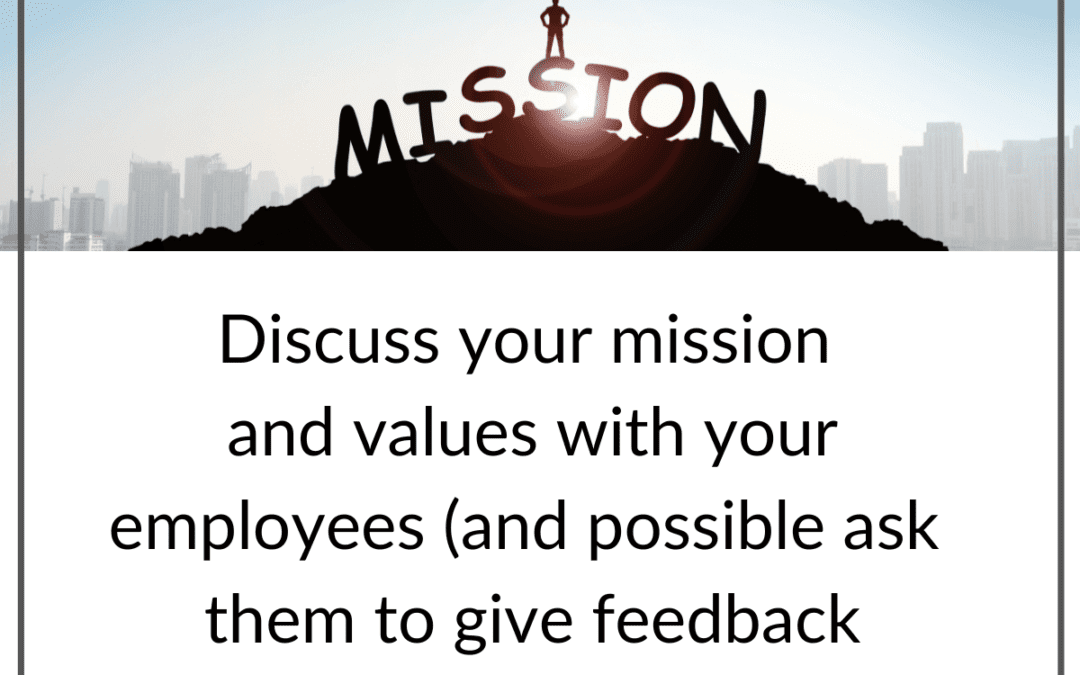 Mission and Values Discussion