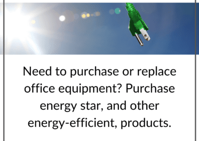 Energy Efficient Equipment