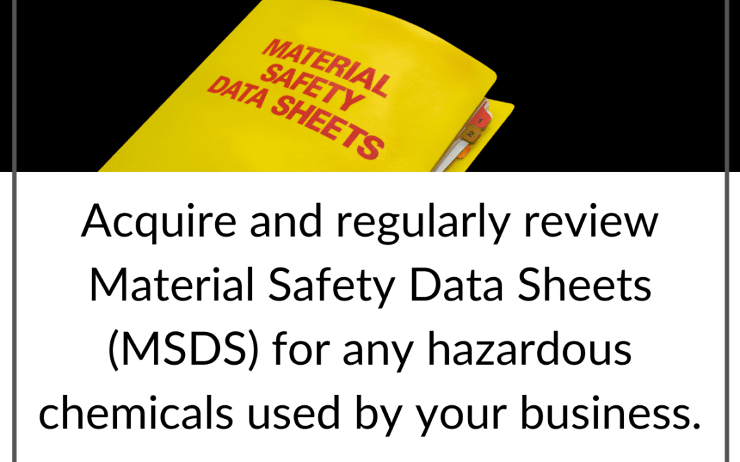 Material Safety Data Sheets