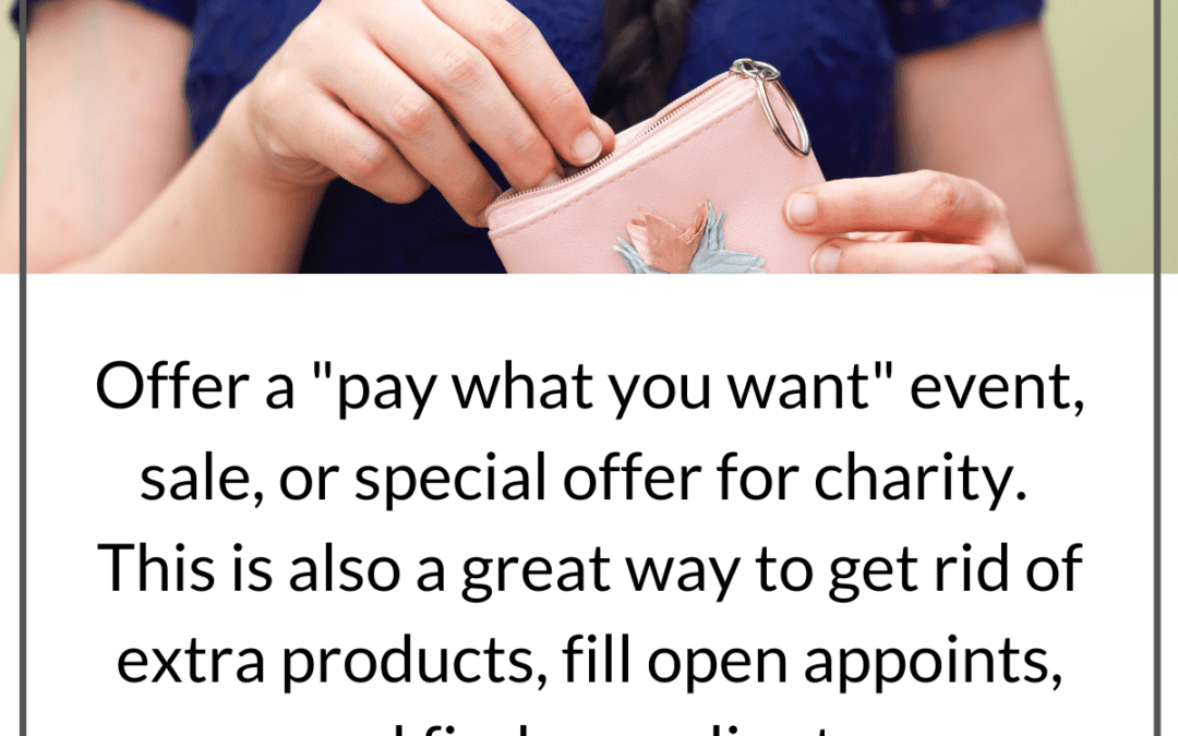 Pay What You Want Event