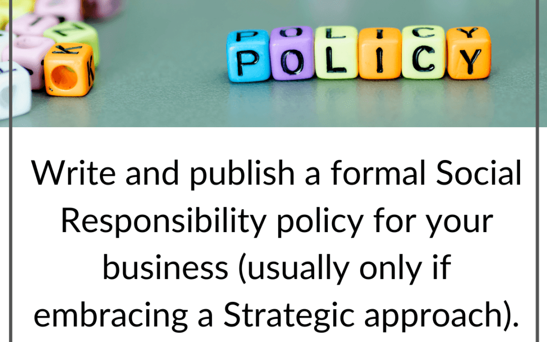 Social Responsibility Policy